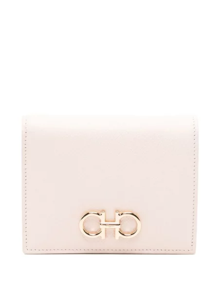 Portofel Ferragamo din piele roz
