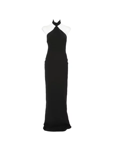 Rochie maxi The New Arrivals Ilkyaz Ozel cu gât halter negru