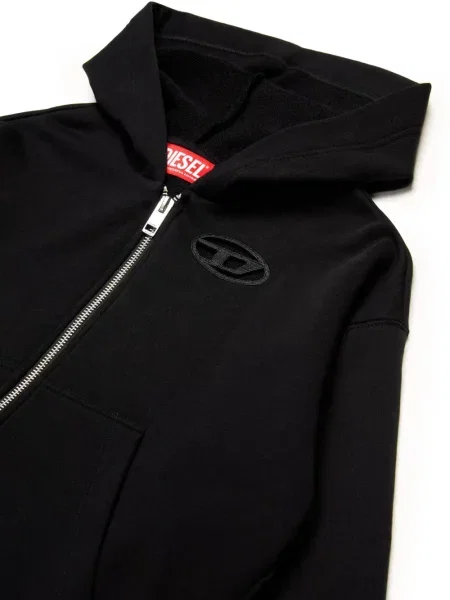 Bluza z kapturem dziecięca Diesel czarna