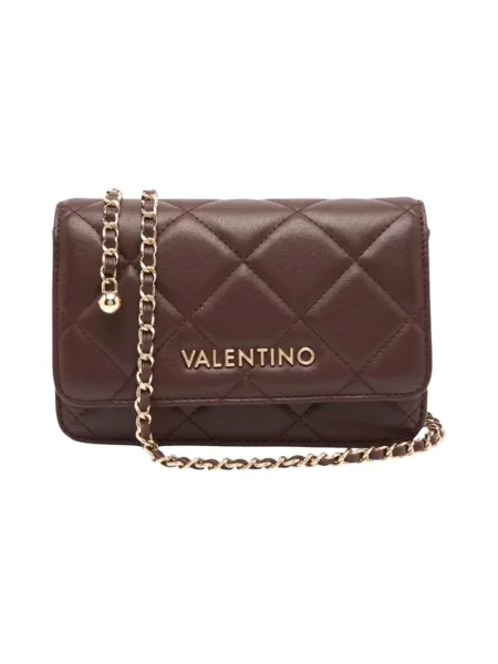 Valentino Bags torebka crossbody z imitacji skóry brązowa