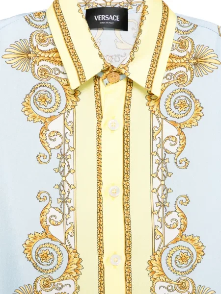 Koszula dziecięca Versace niebieska