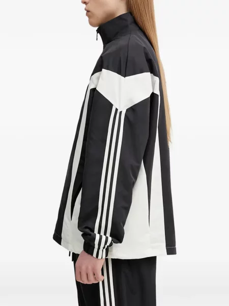 Pantaloni Adidas tricotate cu autograf alergare albastru
