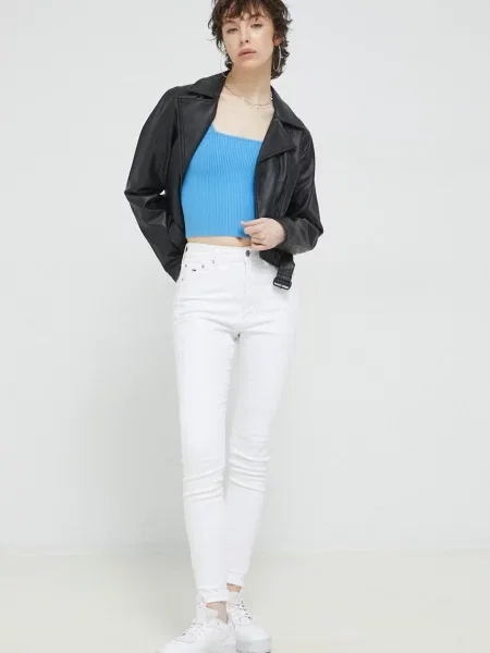 Pulover Abercrombie & Fitch modra