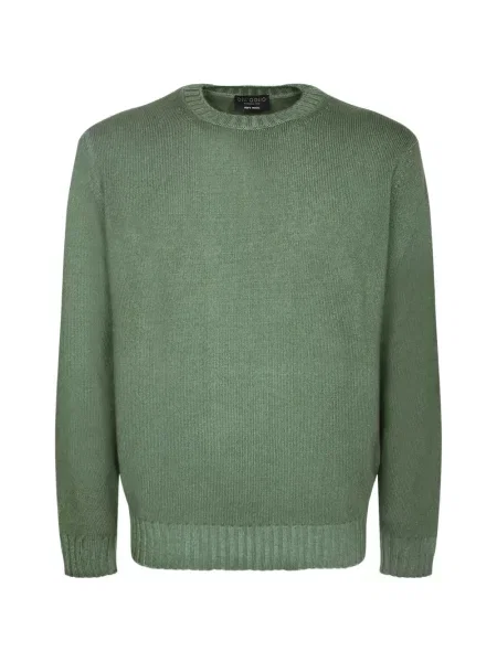 Pulover Dell'oglio cu decolteu rotund verde