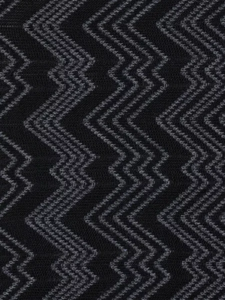 Poncho Missoni tricotate negru