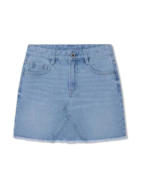 Rochie din denim copii Pepe Jeans albastru