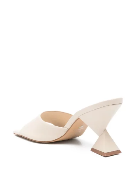 Papuci tip mules Carrano cu imprimeu geometric