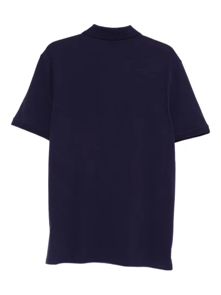Tricou polo Hugo cu autograf albastru