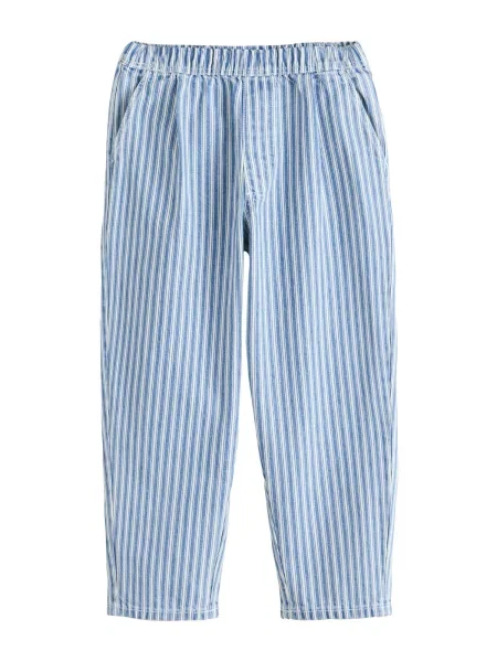 Next Jeans albastru denim alb