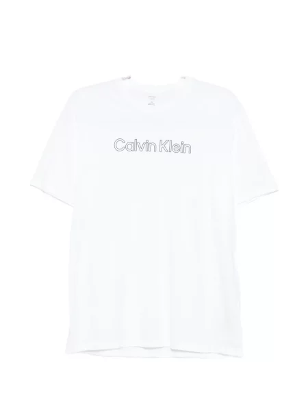 Tricou Calvin Klein cu imagine alb