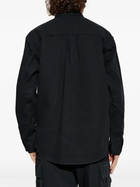 Риза Dsquared2 бродирана черно