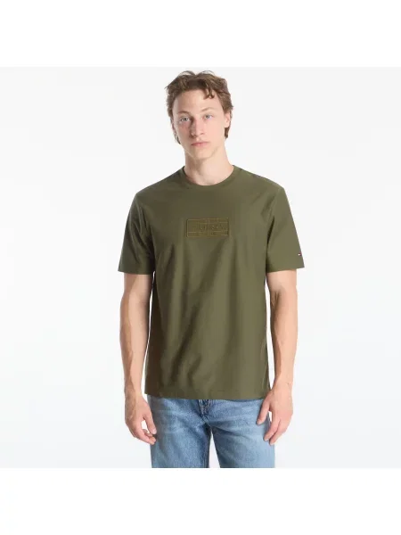Тениска Tommy Hilfiger Mix Media Graphic Tee Huntsman Green M зелено