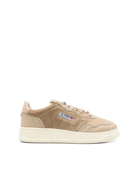 Sneakersy Autry brązowe