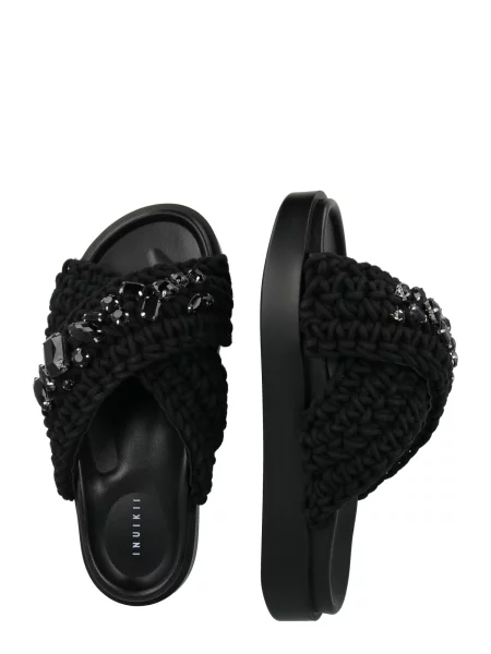 Női papucsok INUIKII Woven Stones black. Méret: 36 EU fekete