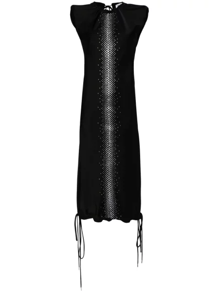 Rochie midi The Attico până la genunchi de costum negru