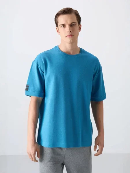 Tommy Life Tričko nebeská modř