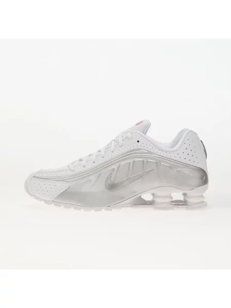 Sneakers Nike Shox R4 White/ Metallic Silver-White EUR λευκό