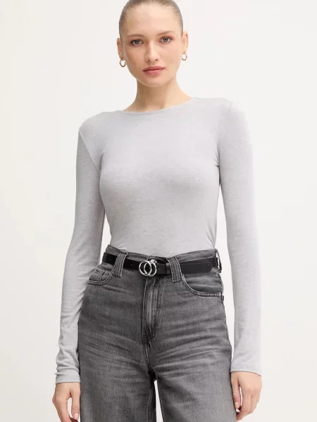 Tricou mânecă lungă Mos Mosh de lână gri