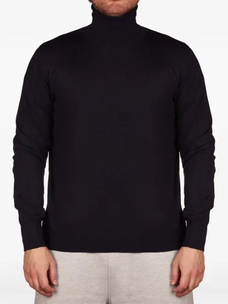 Dzianinowy sweter Alpha Studio czarny