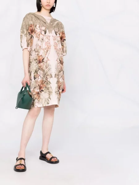 Rochie Alberta Ferretti cu model floral cu imagine