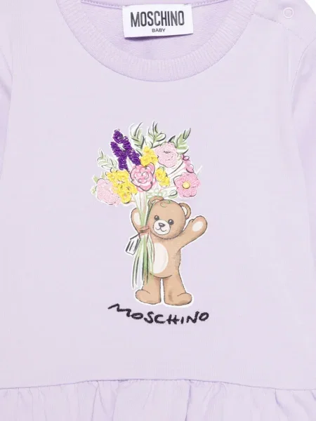 Top dziecięcy Moschino fioletowy