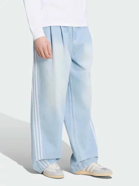 Широкі джинси adidas синій