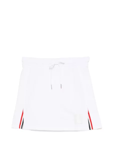 Fusta mini Thom Browne clasică alb
