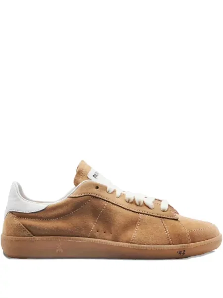 Sneakerși Patrizia Pepe din piele de căprioară maro