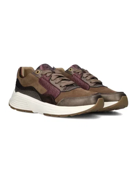 Sneakersy Xsensible skórzane brązowe