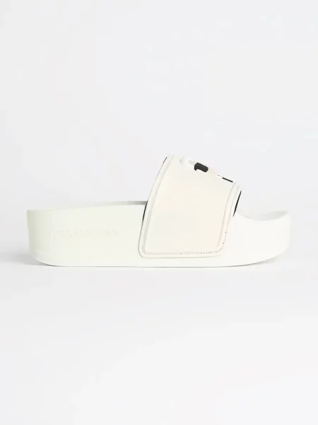 Чехли Karl Lagerfeld KONDO MAXI с платформа бяло