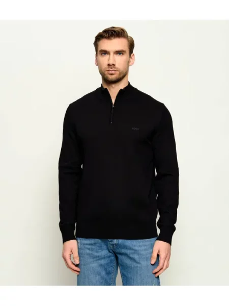 BOSS BLACK Pulover Padro-L negru