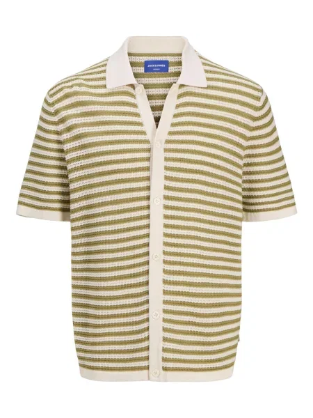 JACK & JONES Pletena jopa JORAlmeria kremna / oliva