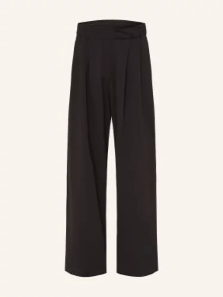 Dries Van Noten Spodnie Hama W Stylu Dresowym schwarz czarne