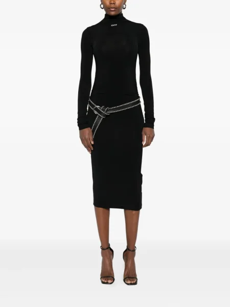 Rochie Off-white cu volane alb