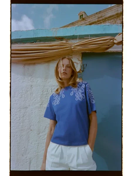 Tricou Marisse albastru