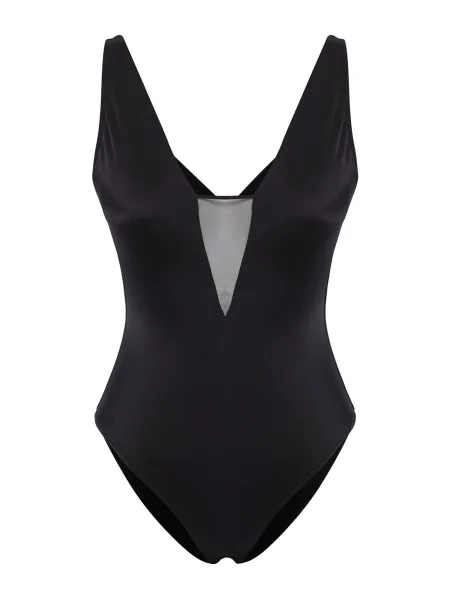 Trendyol Costum de baie întreg negru