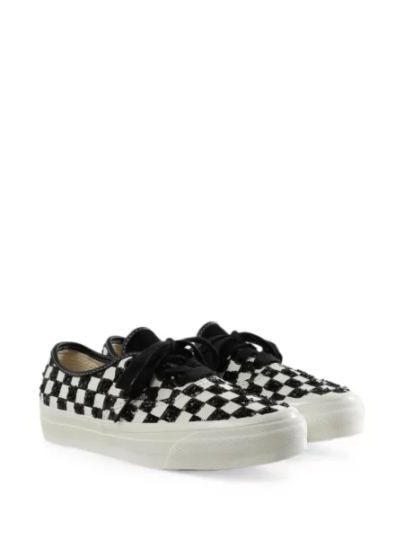 Sneakerși Vans Authentic cu paiete negru