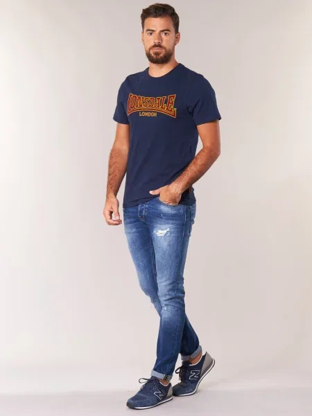 Tricou Lonsdale clasic albastru