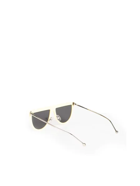Okulary przeciwsłoneczne Fendi żółte