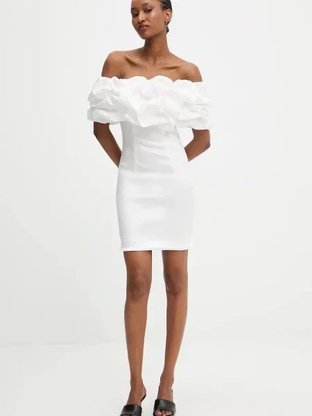 Answear.LAB rochie mini mulata alb