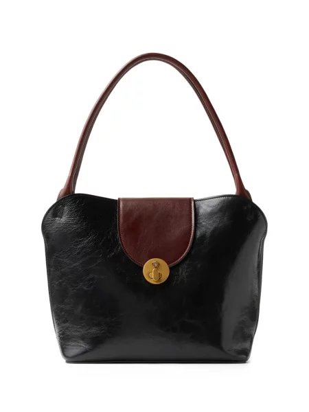 Geantă de mână Versace din piele negru