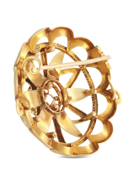 Brosa Lb Exclusive cu garnet roz