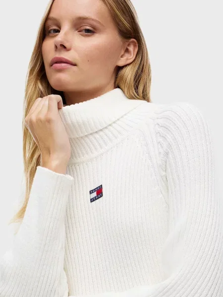 Джинсова сукня Tommy Jeans біла