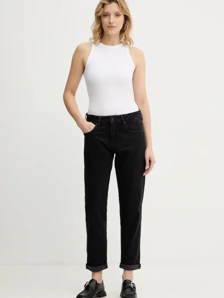 G-Star jeansy high waist czarne