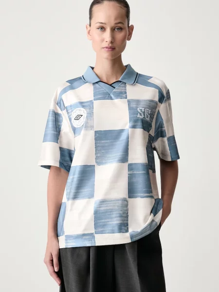 Tricou polo Stine Goya albastru