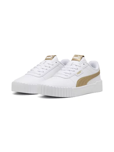 PUMA sneakersy Carina Metaliczny Glam Buty biały