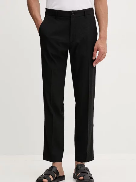 Calvin Klein pantaloni chinos pentru bărbați negru