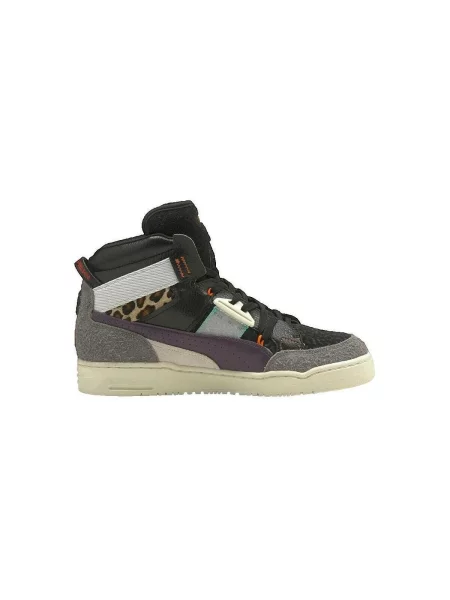 Pantofi Puma cu blană negru