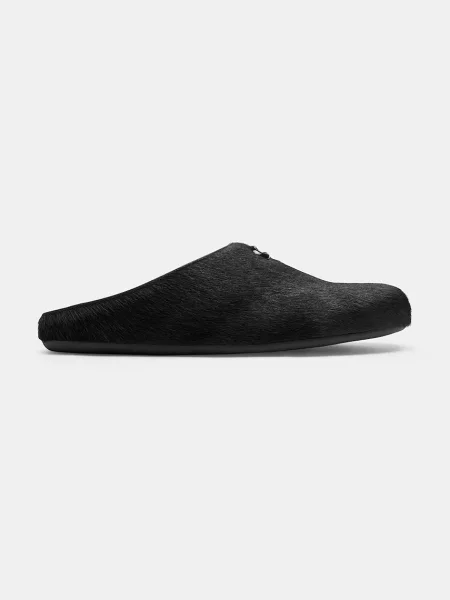 Coach șlapi mocasini pentru femei din piele Sculpted C Soft Mule negru