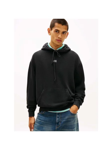 Tommy Jeans hanorac de negru